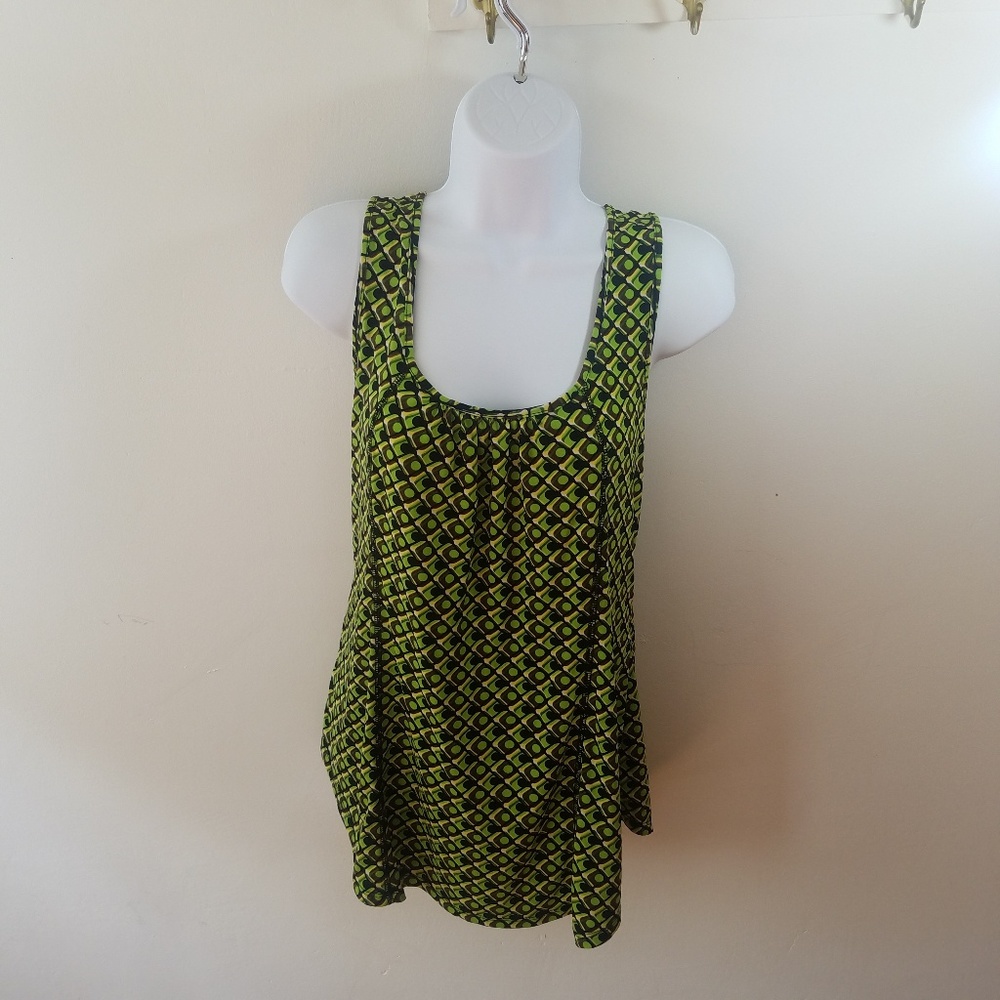 2/$15 JTB Cross back tank green Large - Picture 1 of 4